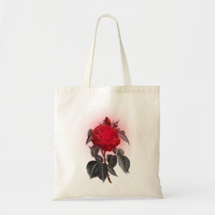 Bolso De Tela Blood Red Rose