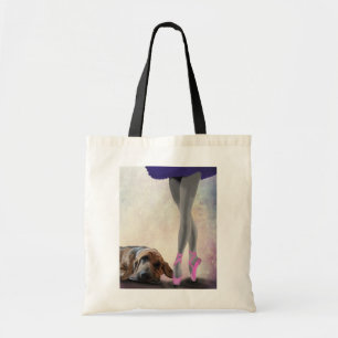 Bolso De Tela Bloodhound Y Bailarín De Ballet