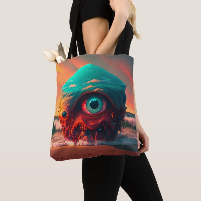 Bolso De Tela Bloody Eyes (Detalle)