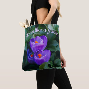 Bolso De Tela Bloom como foto de una flor