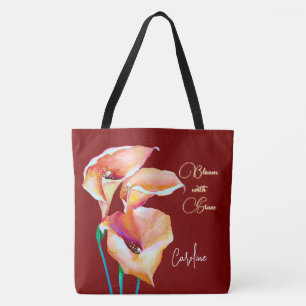 Bolso De Tela Bloom con Grace Pastel Fluid Colors Tote Bag