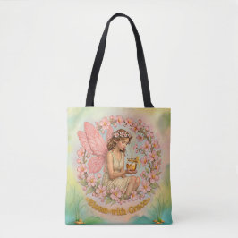 Bolso De Tela Bloom con gracia