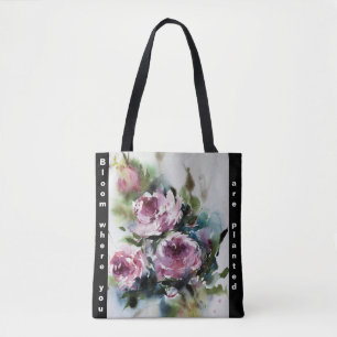 Bolso De Tela Bloom en el que te plantan Tote Bag