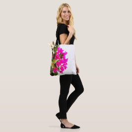 Bolso De Tela Bloom floral rosa