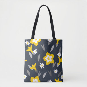 Bolso De Tela Bloom nocturno