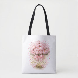Bolso De Tela Bloom With Love Floral Romantic Tote