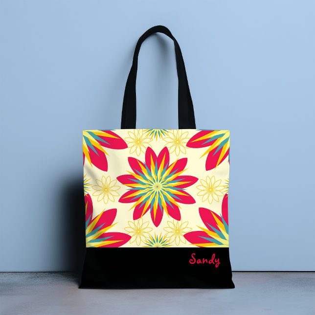 Bolso De Tela Bloomin' Good Start Floral Moderno personalizado (Subido por el creador)