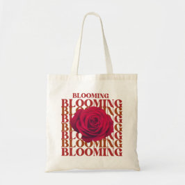 Bolso De Tela Blooming Rose Statement Tote Bag