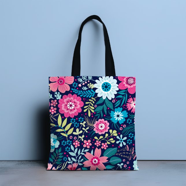 Bolso De Tela Blooms Botánicos | Floral (Subido por el creador)
