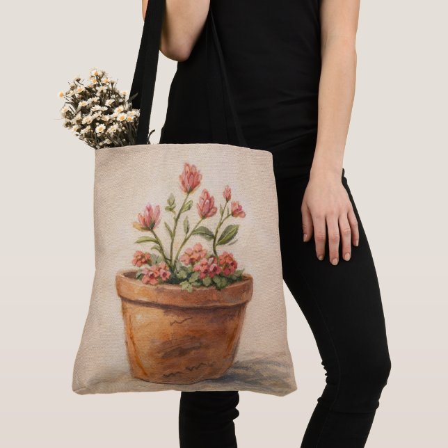 Bolso De Tela Bloomscape (Detalle)