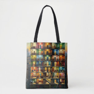 Bolso De Tela Bloque