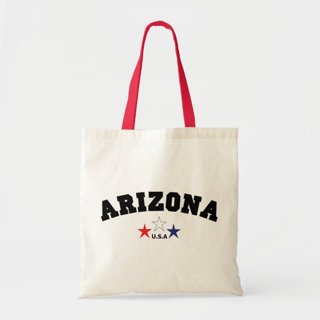 Bolso De Tela Bloque de Arizona (Frente)