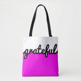 Bolso De Tela Bloque de color blanco negro rosado caliente