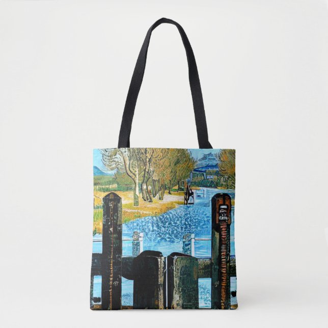 BOLSO DE TELA BLOQUE DE NARROWBOAT (Anverso)