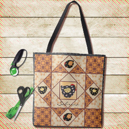 Bolso De Tela Bloque de tala de chichas de país