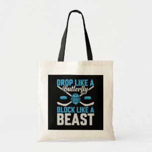 Bolso De Tela Bloqueo de hockey como bestia