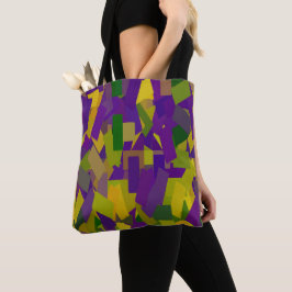 Bolso De Tela Bloques de Mardi Gras