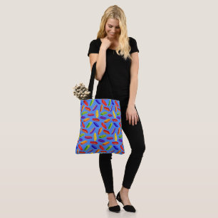 Bolso De Tela Bloques huecos lg del juguete. llano del tote
