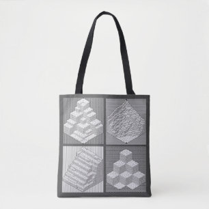 Bolso De Tela Bloques Maze Puzzle Tozzor Bag