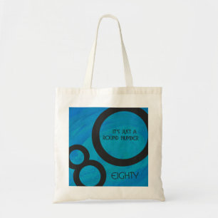 Bolso De Tela Blue 80 Decade Birthday