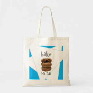 Bolso De Tela Blue Bake My Day