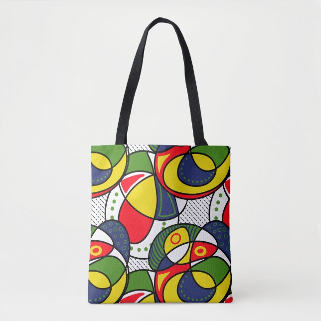 Bolso De Tela Blue Beach Ball (Anverso)