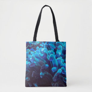 Bolso De Tela Blue coral