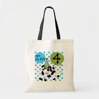Bolso De Tela Blue Cow camisetas de cumpleaños y regalos