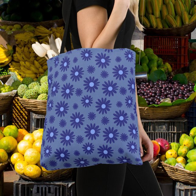 Bolso De Tela Blue Daisy (Subido por el creador)