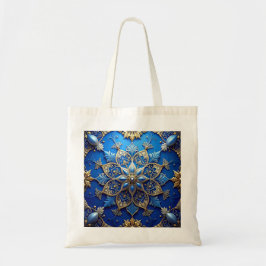 Bolso De Tela Blue Decorative Holiday Tote Bag