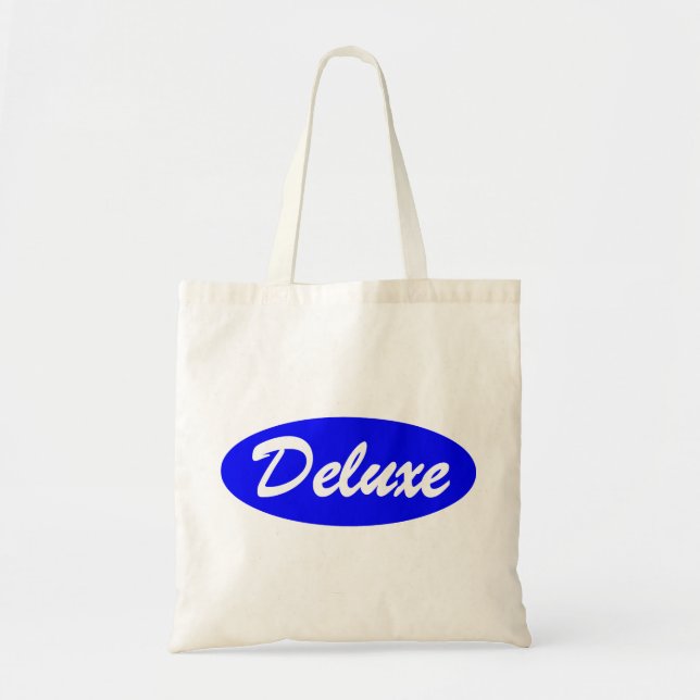Bolso De Tela Blue Deluxe (Frente)