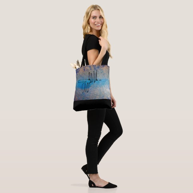 Bolso De Tela Blue Dog, Abstract Art (Puesto)