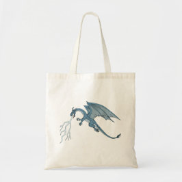 Bolso De Tela Blue Dragon Spitting Lightning
