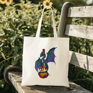 Bolso De Tela Blue Dragon Sunburst Guitar Music