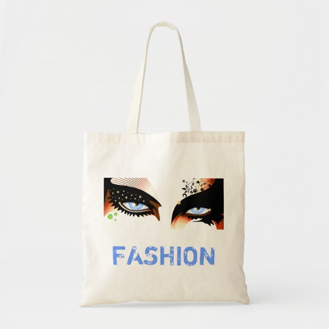Bolso De Tela Blue Eyes Fashion Make Up (Frente)