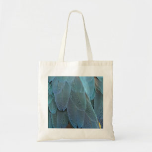 Bolso De Tela Blue Feather