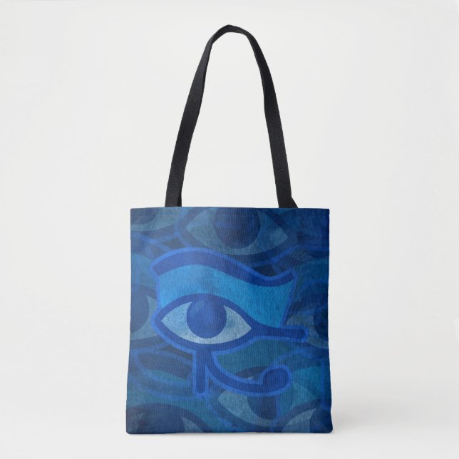 Bolso De Tela Blue Horus Eye (Anverso)