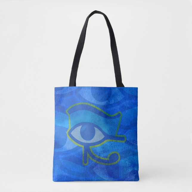 Bolso De Tela Blue Horus Eye (Anverso)