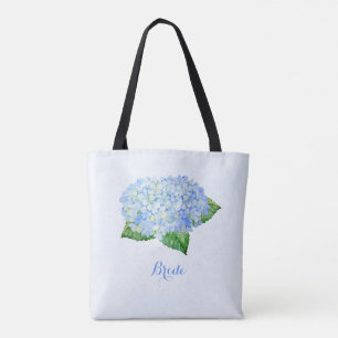 Bolso De Tela Blue Hydrangea Bridal