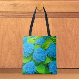 Bolso De Tela Blue Hydrangeas Tote Bag