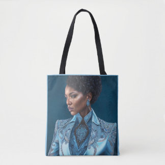 Bolso De Tela Blue Lady 3 Tote Bag