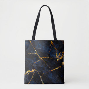 Bolso De Tela Blue marble texture background, Italian marble sla