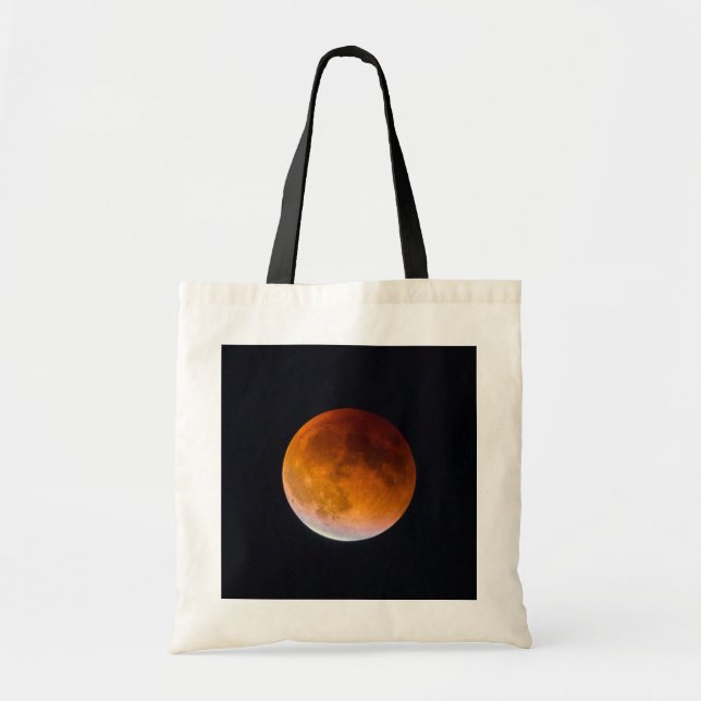 Bolso De Tela Blue Moon Lunar Eclipse | Washington State (Frente)