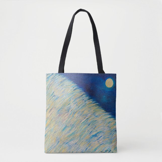 Bolso De Tela Blue Moon Tote, Shoulder Tote (Anverso)