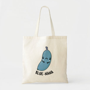 Bolso De Tela Blue-nana Funny Banana Pun