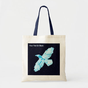 Bolso De Tela Blue Raven On Stars