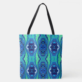 Bolso De Tela Blue Splash Large Tote Bag