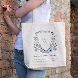 Bolso De Tela Blue Wildflower Watercolor Escudo Bridal Shower<br><div class="desc">Colección de acuarela Pastel Wildflower - es un elegante Ilustracion acuático de acuarela azul acuática delicado flores silvestres con un toque moderno mínimo. Perfecto para su moderno boda floral y fiestas. Es muy fácil de personalizar, con sus datos personales. Si necesita cualquier otro producto o personalización que coincida, por favor...</div>