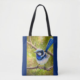 Bolso De Tela Blue Wren -