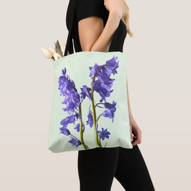 Bolso De Tela Bluebells, desde el mismo bosque que creé! (Detalle)